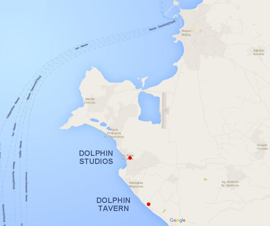 Dolphin Studios Agia Anna  Eksteriør bilde